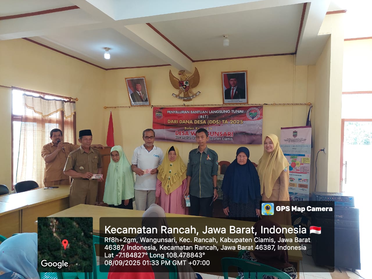 Penyaluran Bantuan Langsung Tunai (BLT) Dari Dana Desa (DDS) Tahun Anggaran 2025 Tahap 3 Bulan Ke-7,8,9